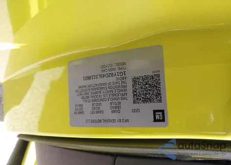 2020 Chevrolet Corvette Stingray Rwd 3Lt from USA, damaged, VIN 1G1Y82D45L5118601